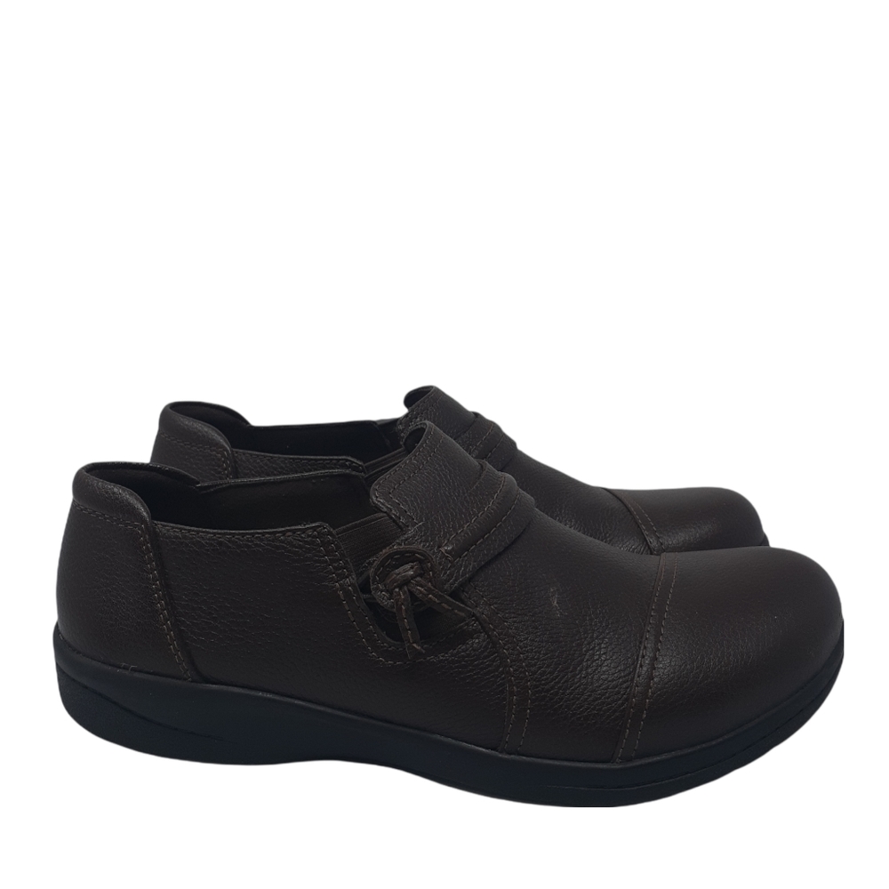 Clarks Women's Cheyn Madi Leather Slip On Loafers Sz 8 M